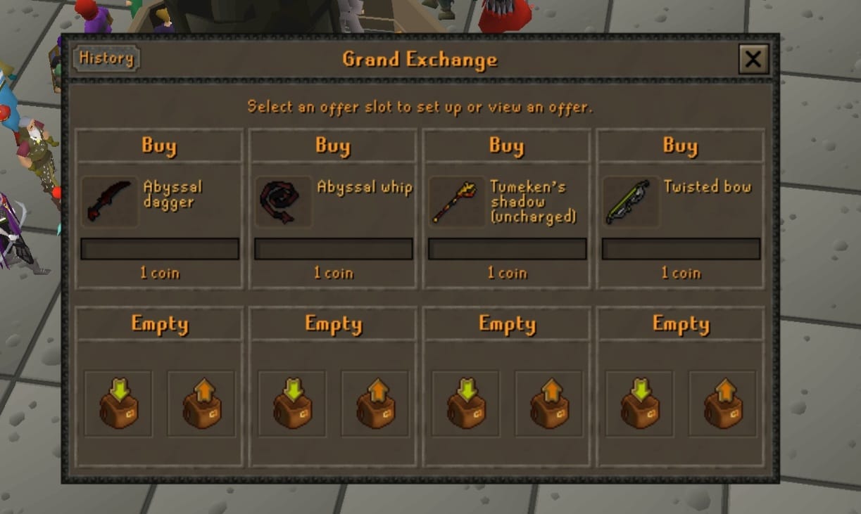 Buy OSRS gold with crypto
